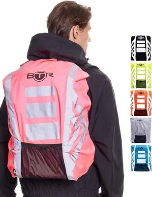 Produktbild von Famanu Regenhülle für Rucksäcke - 100% wasserdicht, robust und reflektierend