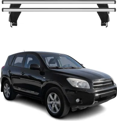 Image de Menabo Barres de toit Transversales pour Toyota RAV4 2005-2012 Alu Gris 2x ABE