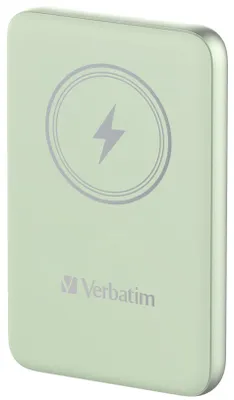 Obrázok produktu pre Verbatim Charge 'n' Go, 10000 mAh, Lítium polymér (lipo), Quick Charge 3.0, Bezdrôtové nabíjanie, Zelená