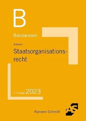 Obrázek produktu pro Basiswissen Staatsorganisationsrecht