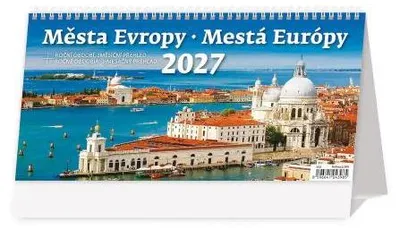 Obrázok produktu pre Plánovací kalendár 2027: Mesta Európy (S52-27)