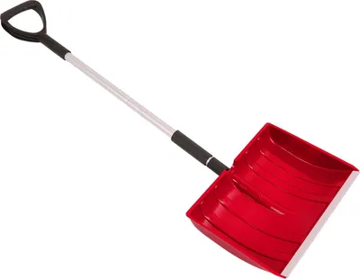 Image de Pelle à neige détachable de grande capacité, légère et portable pour l'extérieur, pour l'urgence, la voiture et le jardin Rouge