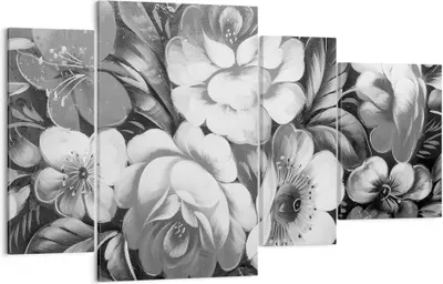 Produktbild von Bild auf Leinwand - Leinwandbild - Blume Blumenstrauß Blatt - 120x70cm - Wand Bild - Wanddeko - Leinwanddruck - Bilder - Kunstdruck - Wanddekoration - Leinwand bilder - Wandkunst - DL120x70-3896