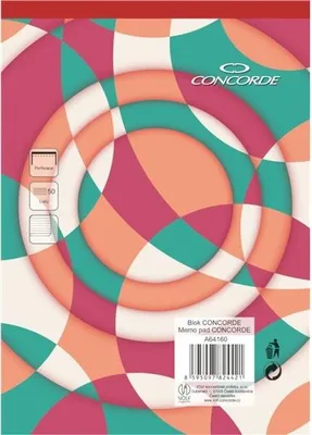 Zdjęcie produktu dla Blok CONCORDE A4, linie 8 mm, 50 kartek