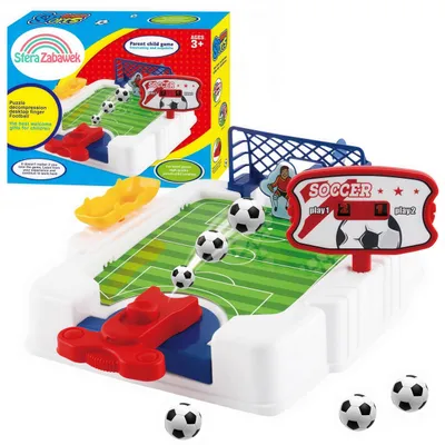 Produktbild von Mini Tischfußball Spiel Finger Fußball für Kinder 2 Spieler Geschicklichkeitsspiel