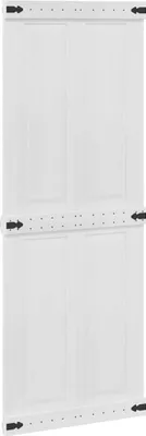 Produktbild von vidaXL Scheunentür Corona 80 x 210 cm Massives Kiefernholz