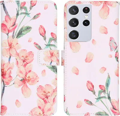 Immagine prodotto di Custodia a libro in TPU imoshion Design per Samsung Galaxy S21 Ultra - Blossom Watercolor