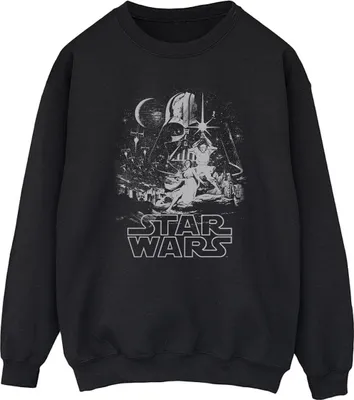Produktbild von Star Wars - "New Hope" Sweatshirt für Herren BI45337 (XXL) (Schwarz)
