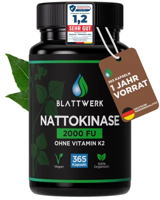 Produktbild von Nattokinase | 20.000 FU/G | 365 Kapseln