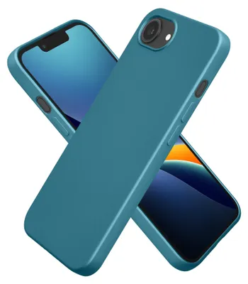Produktbild von kwmobile Handyhülle für Apple iPhone 17e / iPhone 16e Hülle - TPU Case - Kabelloses Laden - Schutzhülle Cover in Metallic Karibikblau