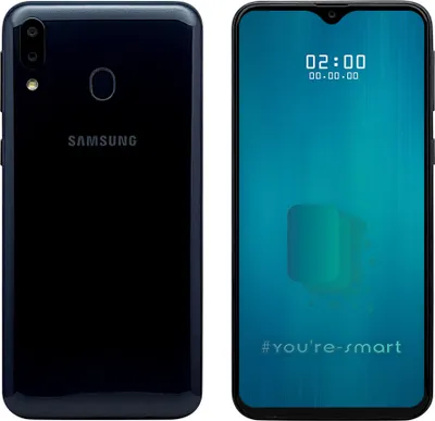Produktbild von Samsung Galaxy M20 SM-M205FN/DS, 16 cm (6.3"), 2340 x 1080 Pixel, 4 GB, 64 GB, 13 MP, Schwarz