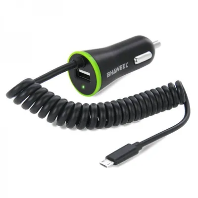 Image de Chargeur universel Micro USB pour voiture, 2,1 A, 1,2 mètre, port Micro USB