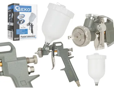 Immagine prodotto di Pistola per verniciare a spruzzo ,capacità 500 ml e ugello 1,5 mm, HVLP ,Geko