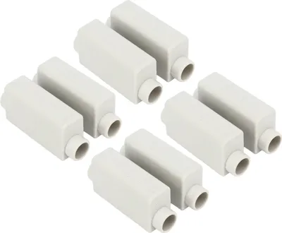 Image de Blocs de connexion, blocs de connexion en ABS et en laiton, avec 4 bornes pour le câblage des interrupteurs