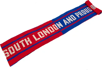 Produktbild von Crystal Palace FC - šála "South London & Proud" TA10635 (jedna velikost) (červená/královská modrá)