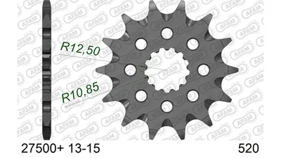 Produktbild von AFAM Kettenritzel 27500+13 Vorne für YAMAHA MOTORCYCLES DT Stahl