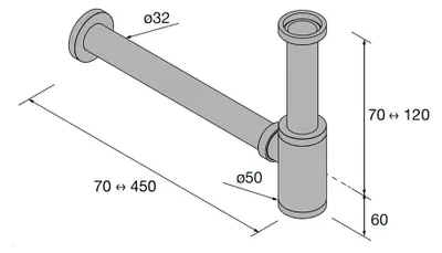 Produktbild von SMART Siphon Mattschwarz