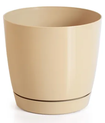 Produktbild von Prosperplast Pflanzentopf - Kunststoff - gold - D18 x H16,5 cm