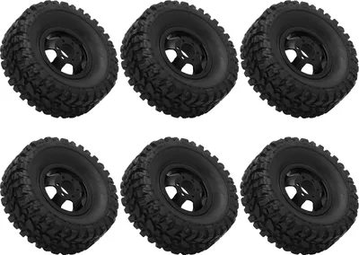 Obrázok produktu pre RC gumové pneumatiky s hliníkovým zliatinovým nábojom kolesa pre WPL C14 C24 C34 C44 B14 B24 B16 B36 4WD model auta