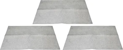 Produktbild von vhbw 3x Filter Vliesfilter kompatibel mit Balay 60 cm Dunstabzugshaube - 57 x 47 x 0,3 cm, Mikrovlies