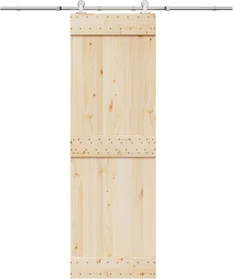 Obrázok produktu pre Kovanie na posuvné dvere 183 cm, nehrdzavejúca oceľ, strieborné