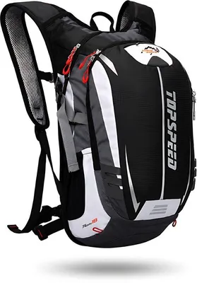 Image de CarryQuest® - Sac à dos d'hydratation 18L, nylon, noir