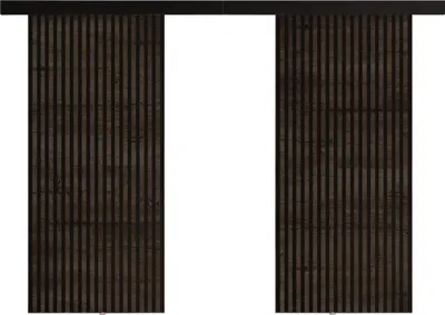 Obrázek produktu pro KIER FURNITURE posuvné dveře BELMO DUO - 172x205x1,6 cm - jasan tmavý