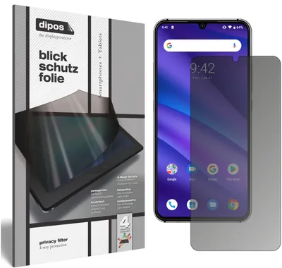 Produktbild von Umidigi A5 Pro Blickschutzfolie matt Schutzfolie Folie Display Schutz dipos