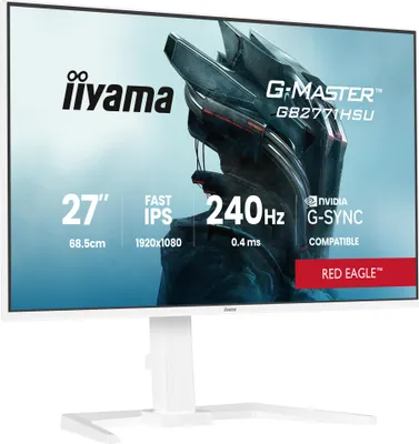 Produktbild von iiyama G-MASTER GB2771HSU-W1 Computerbildschirm 68,6 cm (27") 1920 x 1080 Pixel Full HD LCD Weiß