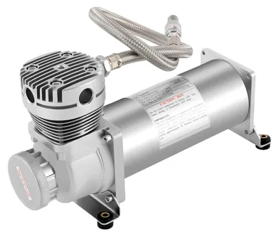 Obrázek produktu pro Vzduchový kompresor, 12 V, pro použití v automobilech, vysokotlaký, stříbrný