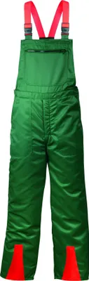 Produktbild von Schnittschutzlatzhose ERLE, grün EN 381-5 Klasse 1  Größe 29