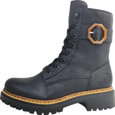 Immagine prodotto di Rieker scarpe da donna stivali stringati nero tempo libero, numero di scarpe: 36 EU