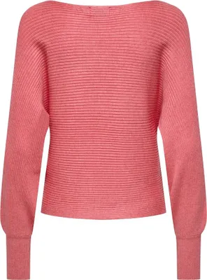 Produktbild von ONLY ONLADALINE L/S SHORT PULLO KNT NOOS Tea Rose/W. MELANGE S