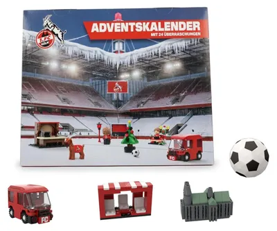 Produktbild von 1 FC Köln Adventskalender Klemmbausteine Kinder Weihnachtskalender
