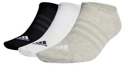 Produktbild von Adidas - No-Show-Socken Dünn und leicht für Herren/Damen Uni(3er-Pack) PP1408 (39,5 EU - 42 EU) (Weiß/Schwarz/Grau)