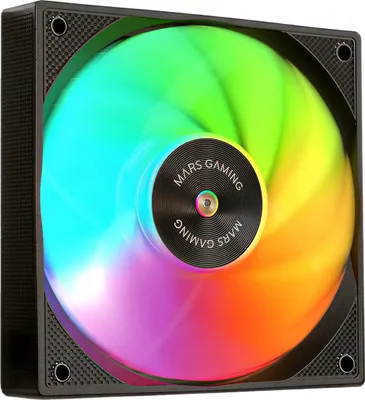 Immagine prodotto di Ventola da 120 mm Mars Gaming Ultrasilence Black aRGB