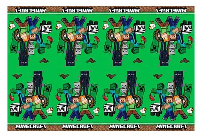 Produktbild von Tischdecke PVC Minecraft ca. 120x180cm
