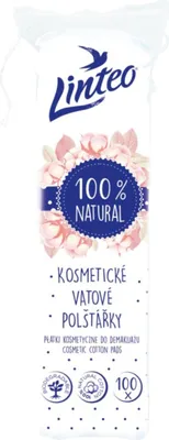 Zdjęcie produktu dla Linteo Płatki Kosmetyczne Satin Jaśmin 100 Szt Do Demakijażu Białe Okrągłe