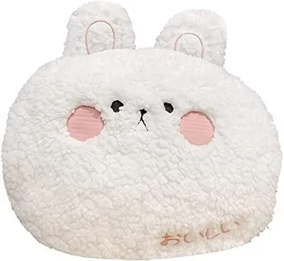 Immagine prodotto di Omgoods - Cuscino peluche a forma di coniglietto carino, 35x27 cm - Cuscino morbido per divano