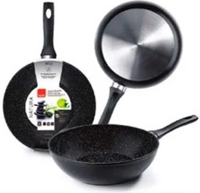 Produktbild von Ibili Natura 24 Cm Wok Silber Silber One Size