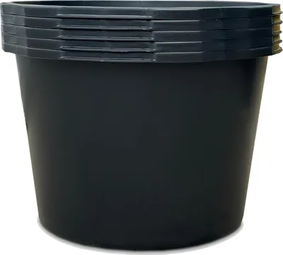 Produktbild von Kistenberg Mörteleimer rund 90 L 5er Set Mörtelkasten Mörtelwanne Zementkübel