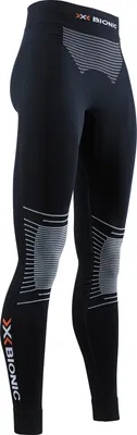 Produktbild von X-Bionic Energizer 4.0 Womens Pants, High-Tech-Unterwäsche ideal für den Wintersport, mit moderater Kompression und fortschrittlicher Thermoregulation - Schwarz/Weiß, L