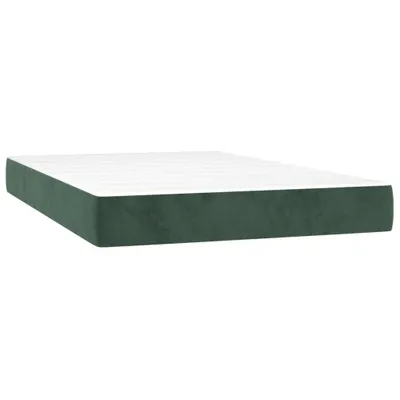 Obrázok produktu pre Matrac s taštičkovými pružinami stredná tvrdosť tmavozelený 120x220x20 cm zamat
