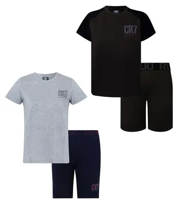 Zdjęcie produktu dla Pajama męskie CR7 Cristiano Ronaldo, krótka, podstawowa, dwupak, wielokolorowe, rozmiar 10