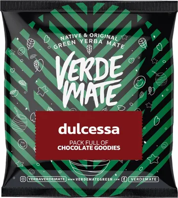 Image de Verde Mate - Échantillon de thé maté Dulcessa Tostada 50 g - Torréfié - Feuilles de 5 mm d'épaisseur, sans poussière, tonifiant, doux - Chocolat, amande - Yerba maté du Brésil