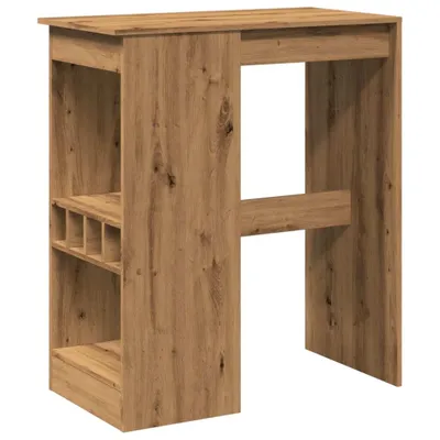 Produktbild von Bartisch mit Regal Artisan-Eiche 90x47,5x103,5 cm Holzwerkstoff