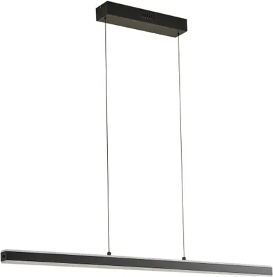 Produktbild von Lucande LED-Hängeleuchte Pendolo, schwarz, Aluminium, 120 cm