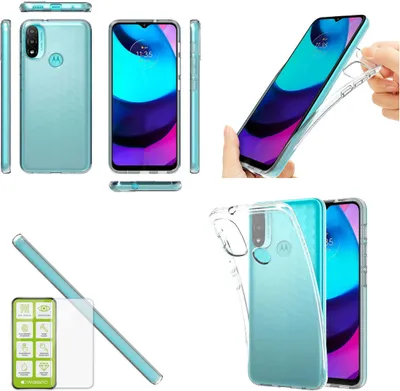 Obrázok produktu pre Pre Motorola Moto E40 Silikónové TPU puzdro Transparent + H9 Glass Puzdrá na mobilné telefóny