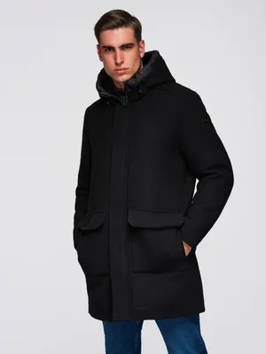 Immagine prodotto di Ombre Clothing Parka da uomo Synice nero XL
