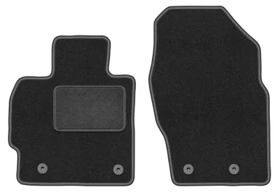 Imagen del producto de Alfombrillas delanteras de moqueta para Mazda CX-7 2009-2012 (SUV) – 2 piezas, gris grafito, a medida – Wielganizator LUX